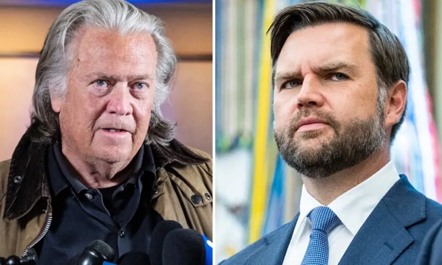 Bannon Quietly Gearing Up to Kneecap Vance in 2028: Report