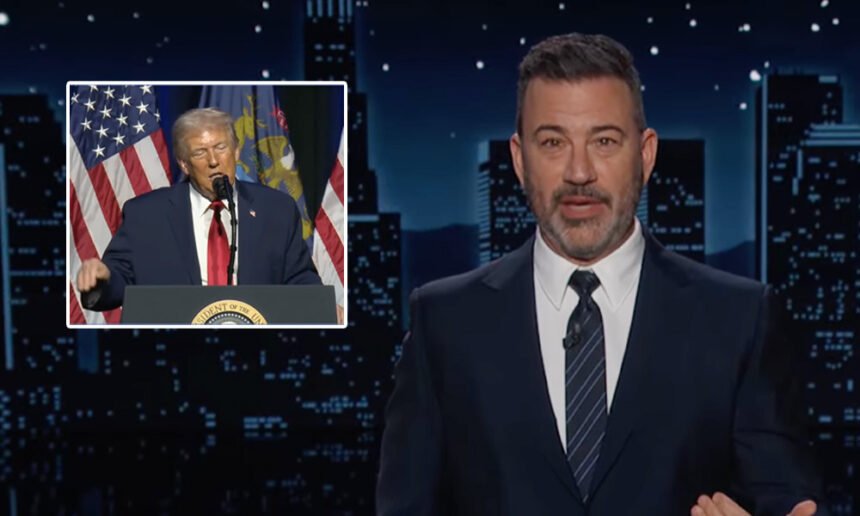 'This Old Nut': Kimmel Eviscerates Trump’s Fake ICE Protests Claim