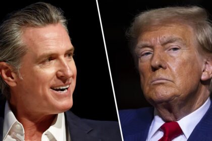 Newsom Clocks Trump's Mar-a-Lago Freak Show Surrounded by Dog-Masked Dancers
