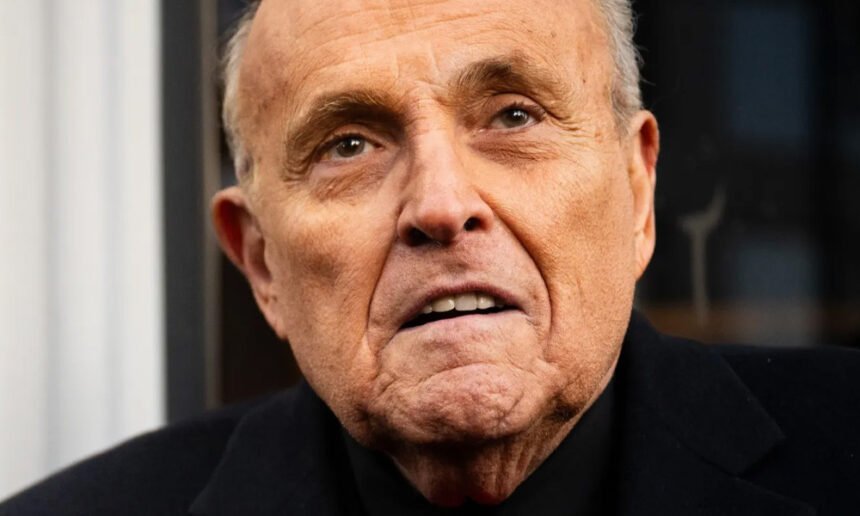 Rudy Giuliani Faceplants as Mic Dies, Screens Glitch Mid-Interview