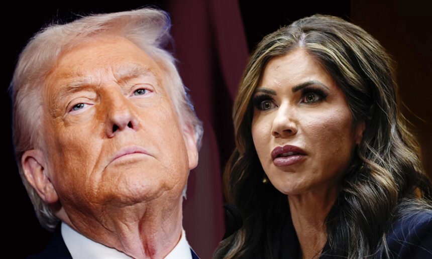 Trump Sidelines Noem as Minneapolis Immigration Fury Boils Over