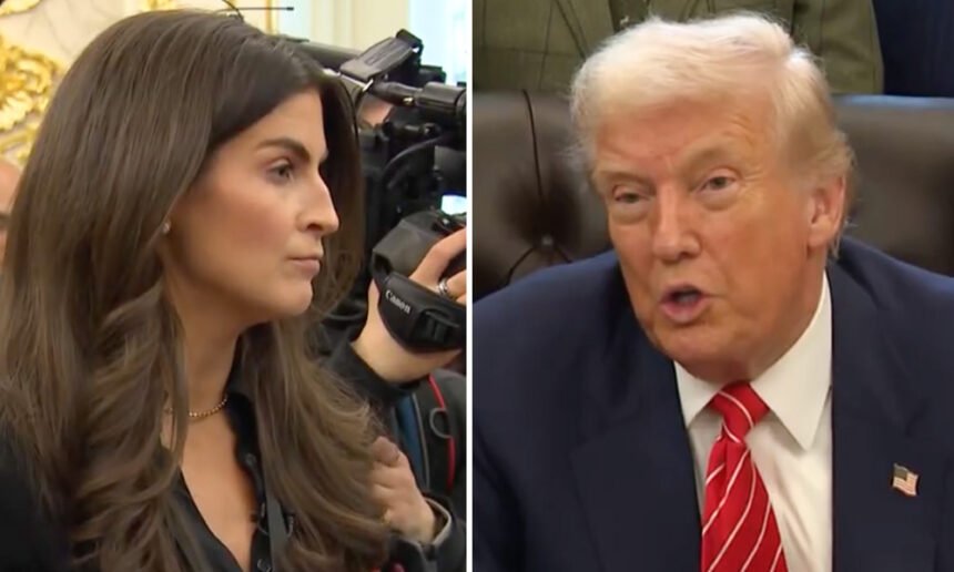 Watch: Trump Unleashes Personal Attack on CNN’s Kaitlan Collins As He Demands The Country Stop Talking About Epstein