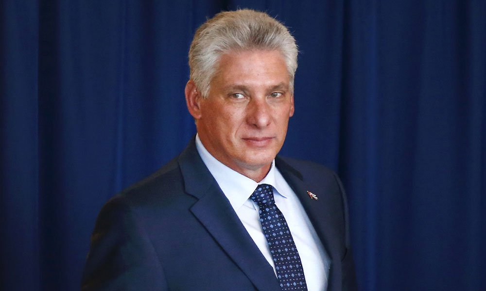 Cuba's president, Miguel Diaz-Canel.