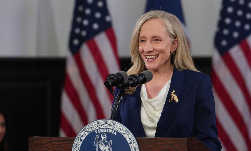 Virginia Gov. Abigail Spanberger.