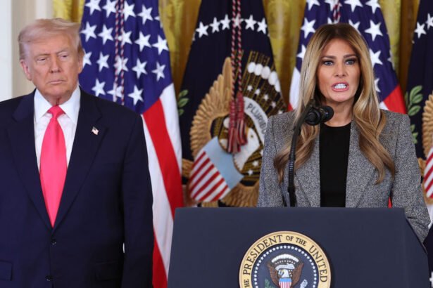 Melania Trump Praises Herself as a ‘Visionary’ at White House Women’s History Month Event