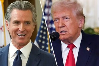Newsom Taunts Trump With Photo of Bruised Hand After ‘Bones’ Remark on Iran War