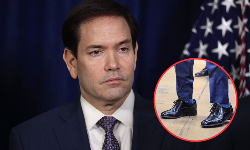 Marco Rubio Buried in Mockery After Wearing Comically Oversized Shoes Trump Gave Him