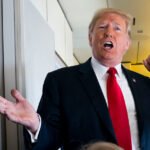 President Donald Trump stunned reporters aboard Air Force One Sunday night with an off-the-cuff remark that critics say undercuts the very rationale his administration has used to justify the escalating war with Iran.