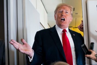 President Donald Trump stunned reporters aboard Air Force One Sunday night with an off-the-cuff remark that critics say undercuts the very rationale his administration has used to justify the escalating war with Iran.