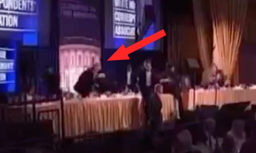 Trump Rushed Out of White House Correspondents Dinner After Gunfire Erupts, Chaos Engulfs Ballroom