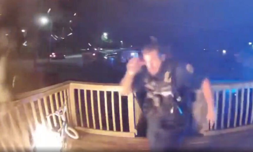 Hero Officer Rushes Into Burning Apartment to Save Mother and Two Children