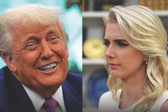 'She'll never leave me': Trump's obsession with blonde aide raises eyebrows as he says she 'loves him' like Melania