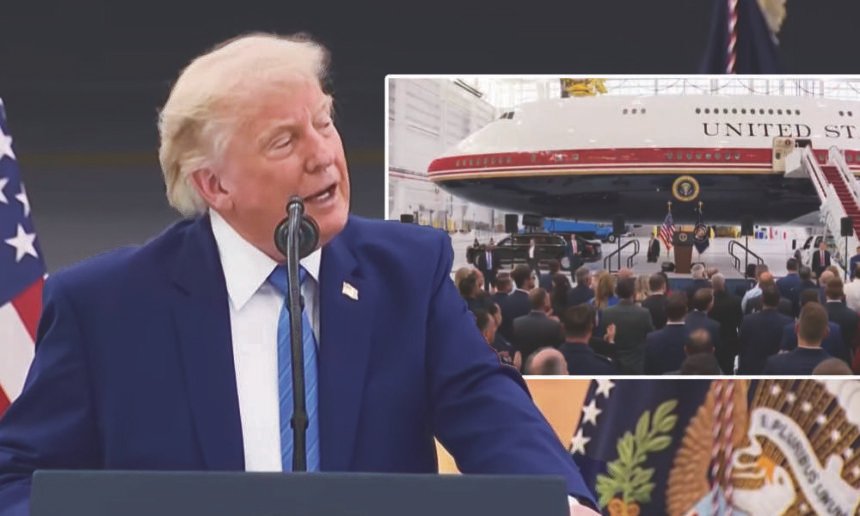 Trump mocked after accidentally admitting he’s ‘not normal’ while showing off Qatar-gifted luxury jet