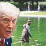 Trump blames unknown 'vandals’ for reflecting pool disaster amid growing backlash