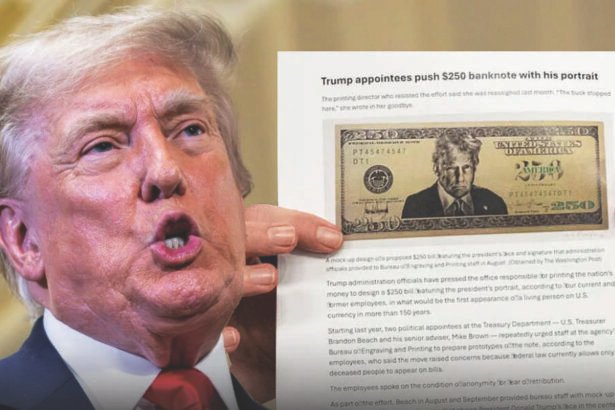 ‘Waste, fraud, and abuse’: Senators demand probe into Trump’s push to put his face on a $250 bill