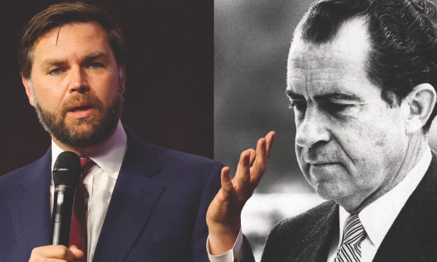 JD Vance Defends Richard Nixon, Says His Crimes Would Be Nothing Today—And It Backfires Immediately