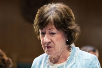Progressive Democrat pulls ahead of Susan Collins in Maine Senate race