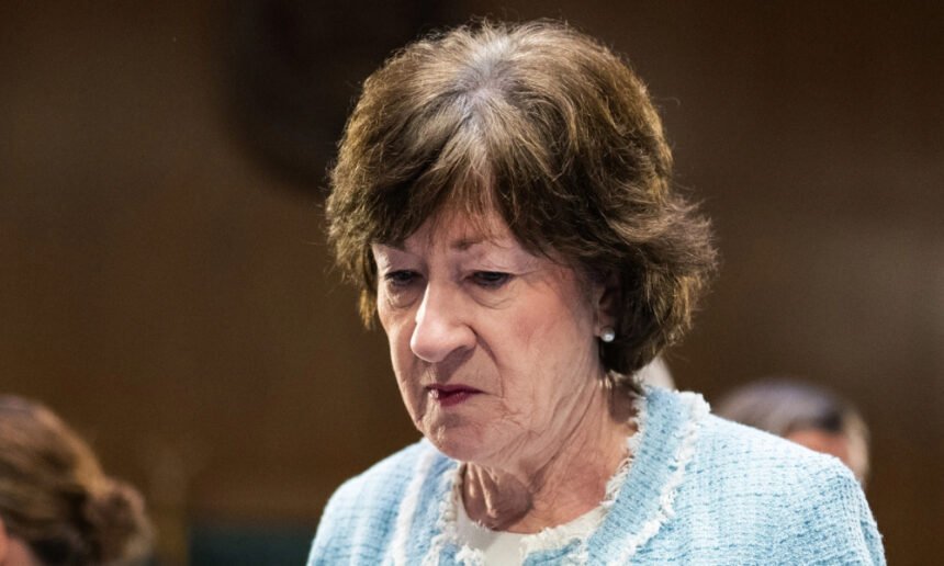 Progressive Democrat pulls ahead of Susan Collins in Maine Senate race