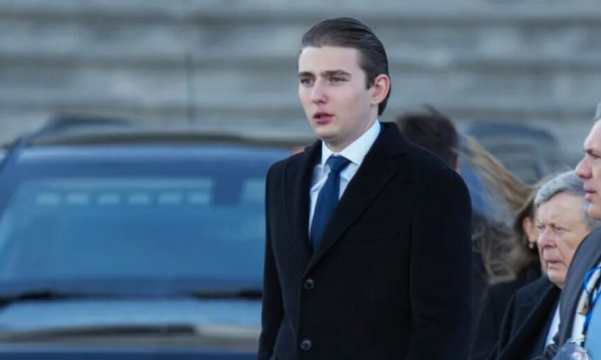 Barron Trump referred for subpoena over 'extensive communications' with Andrew Tate following arrest