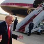 Trump ditches his new Qatari jet, flies home on old Air Force One after security concerns