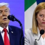 Trump arrives at NATO summit and immediately picks a fight with Giorgia Meloni over Iran