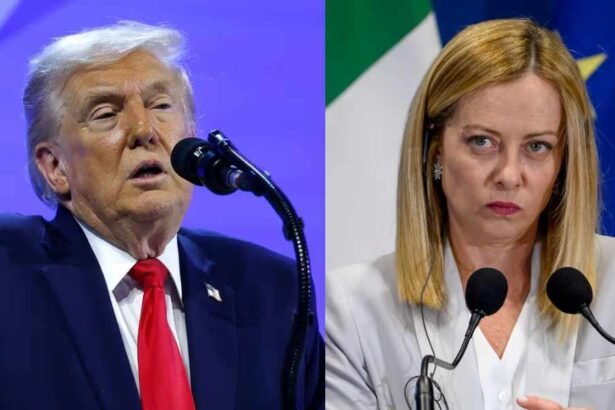 Trump arrives at NATO summit and immediately picks a fight with Giorgia Meloni over Iran