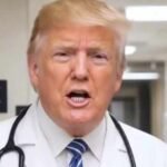 Trump posts bizarre AI video of himself as a doctor diagnosing his celebrity critics