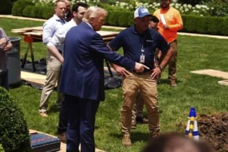 Trump interrupts 'extremely classified' national security meeting to review Mar-a-Lago-style patio stone samples