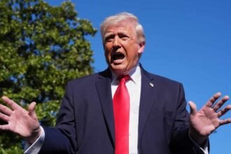 Trump takes break from posting about Iran strikes to brag about latest tacky White House addition