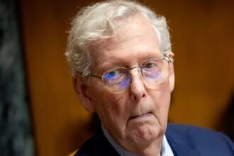 Where is Mitch McConnell? No one has seen him in person — and his office has no updates