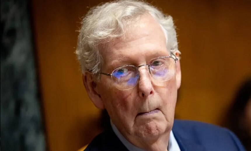 Where is Mitch McConnell? No one has seen him in person — and his office has no updates