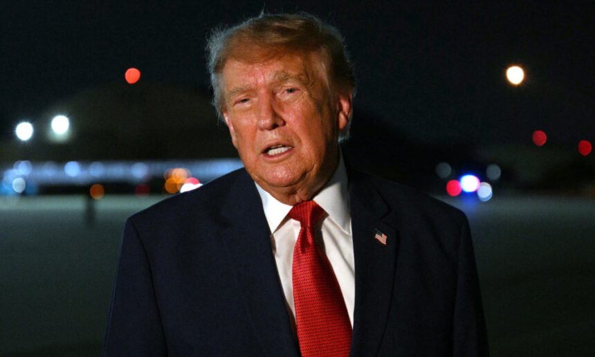 Trump claims he took the more dangerous plane out of Turkey to protect staff and reporters
