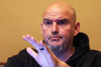 ‘I’m a lifelong Republican’: Fetterman’s awkward slip fuels rumors of a party switch
