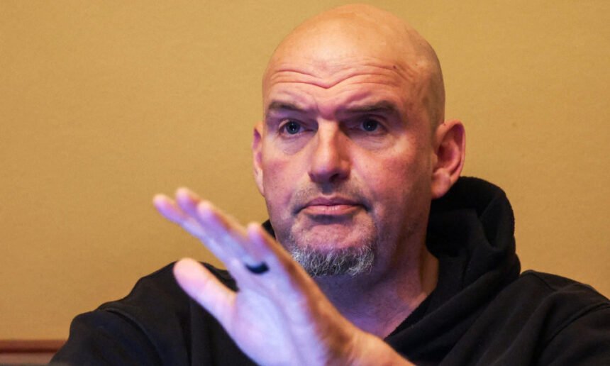 ‘I’m a lifelong Republican’: Fetterman’s awkward slip fuels rumors of a party switch