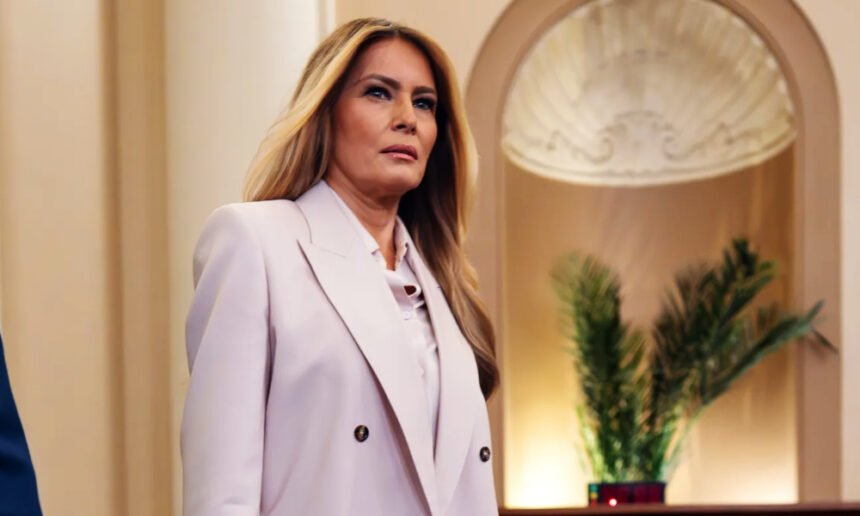Melania gives CNN press credential despite Trump’s ban on the outlet