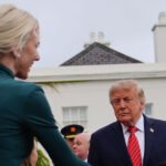 Trump White House calls reporter a ‘sick, deluded freak’ for pointing out Natalie Harp is with the president in Ireland