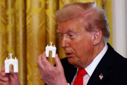 Trump wants to start digging for his vanity arch. A federal judge just stopped him