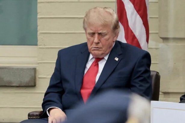 Trump falls asleep during 9/11 ceremony — and the internet has a field day