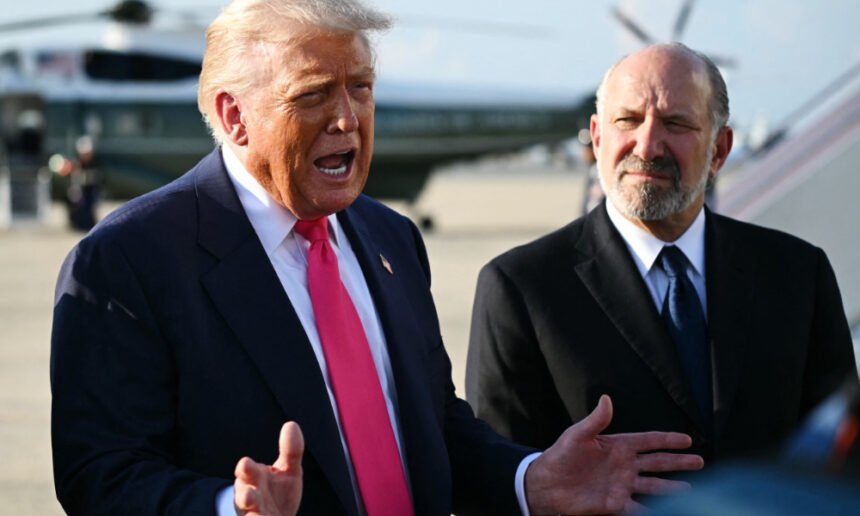 Trump scrambles to save face after Howard Lutnick’s stunning gaffe on Iran war
