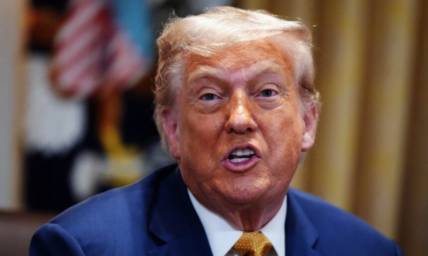 Trump shares video praising his economy—and misses embarrassing news ticker scrolling underneath