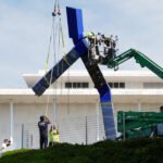 Too ‘Blue’ for Trump: Workers tear down beloved Kennedy Center sculpture as Trump remakes the landmark in his image