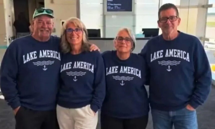 Bank CEO forced to resign after viral 'Lake America' family photo sparks backlash