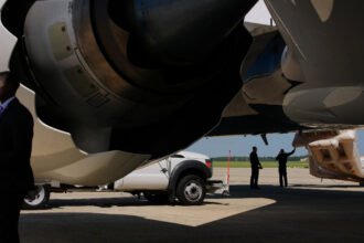 Trump’s Qatari jet malfunctions, delays his trip to Dallas
