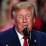 Trump boasts that his rally is packed, then the camera pans to show empty seats
