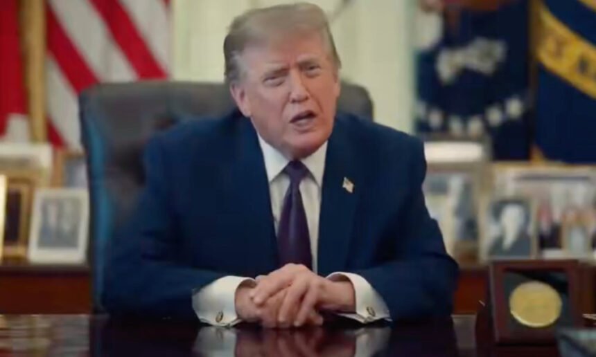 Trump posts desperate new video pushing $5,000 ‘bribe’ for every American if midterms go his way