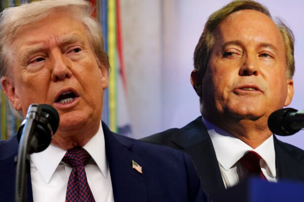 Donald Trump and Ken Paxton are now attacking each other
