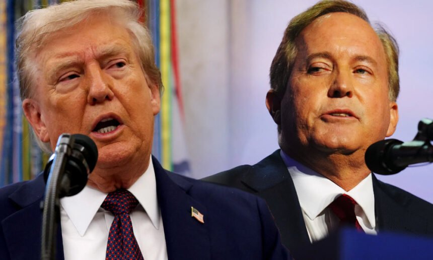 Donald Trump and Ken Paxton are now attacking each other