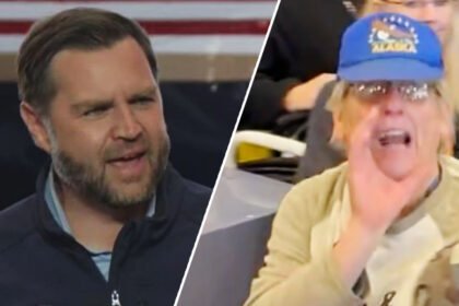 Heckler derails Vance rally with blistering ‘couch’ insult